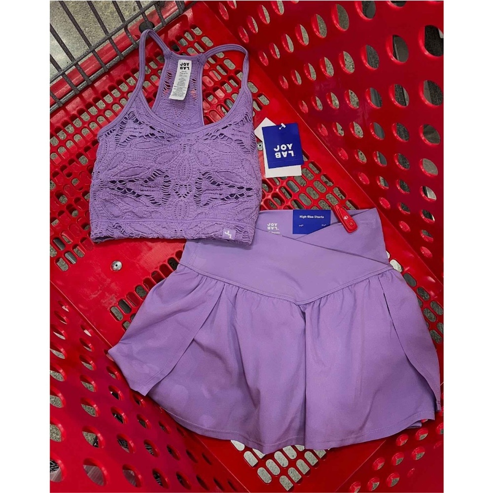 Women's Lace Support Tank Top - JoyLab™ Purple new 🆕 - Picture 5 of 8
